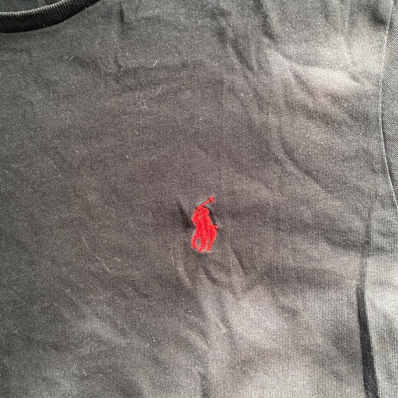 Polo t shirt black and red - Picture 2 of 4